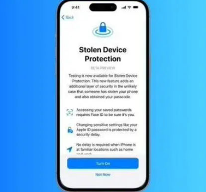平山苹果授权维修店分享被盗设备保护功能开启方法 